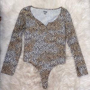 Notch Neck Bodysuit